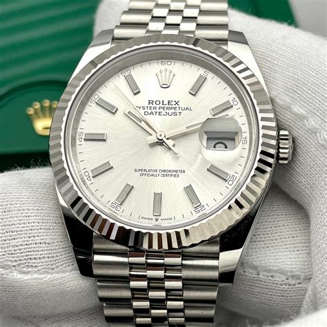 rolex kette silber|fink's Rolex watches.